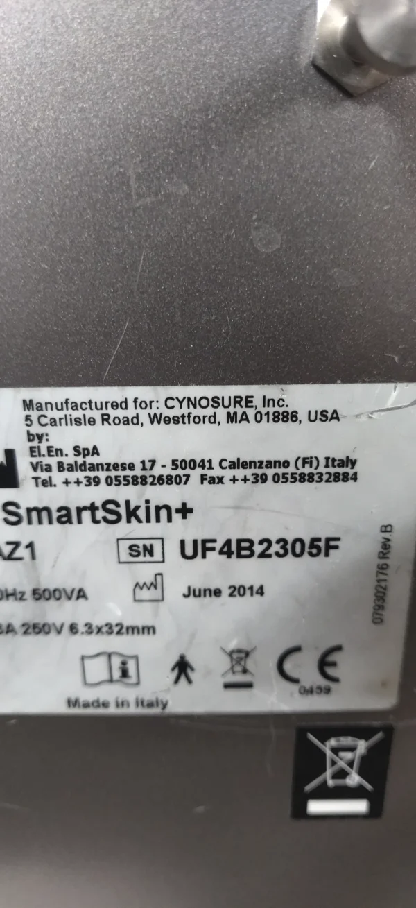 Cynosure Smartskin Plus - Machine Product Details