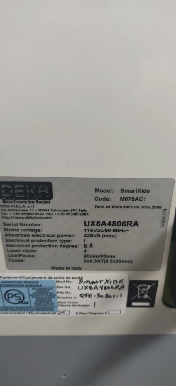 Deka Smartxide Dot - Machine Product Details