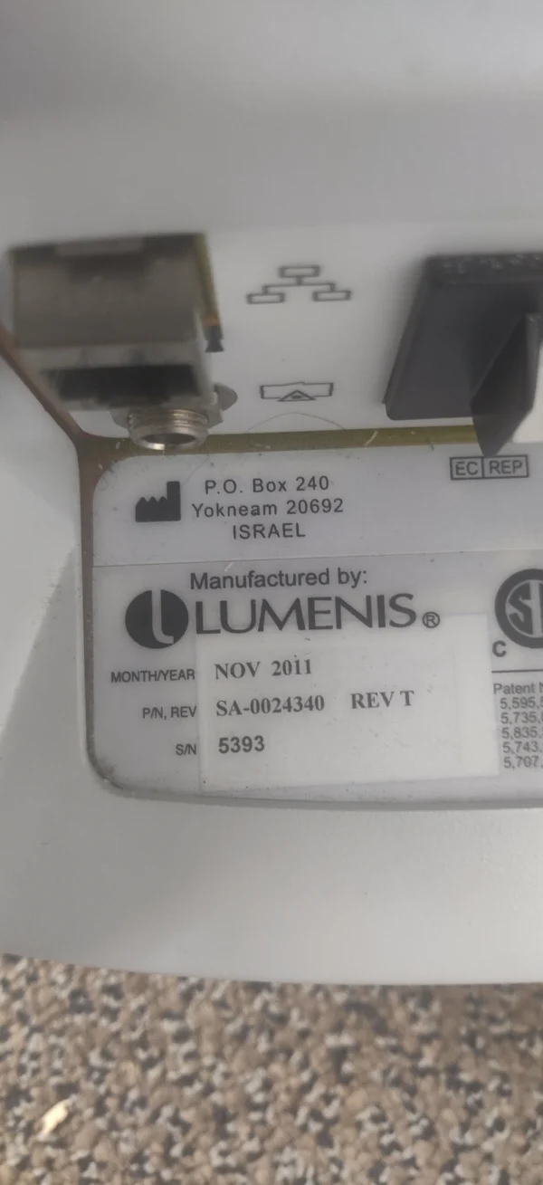 Lumenis Lightsheer Duet - Machine Product Details