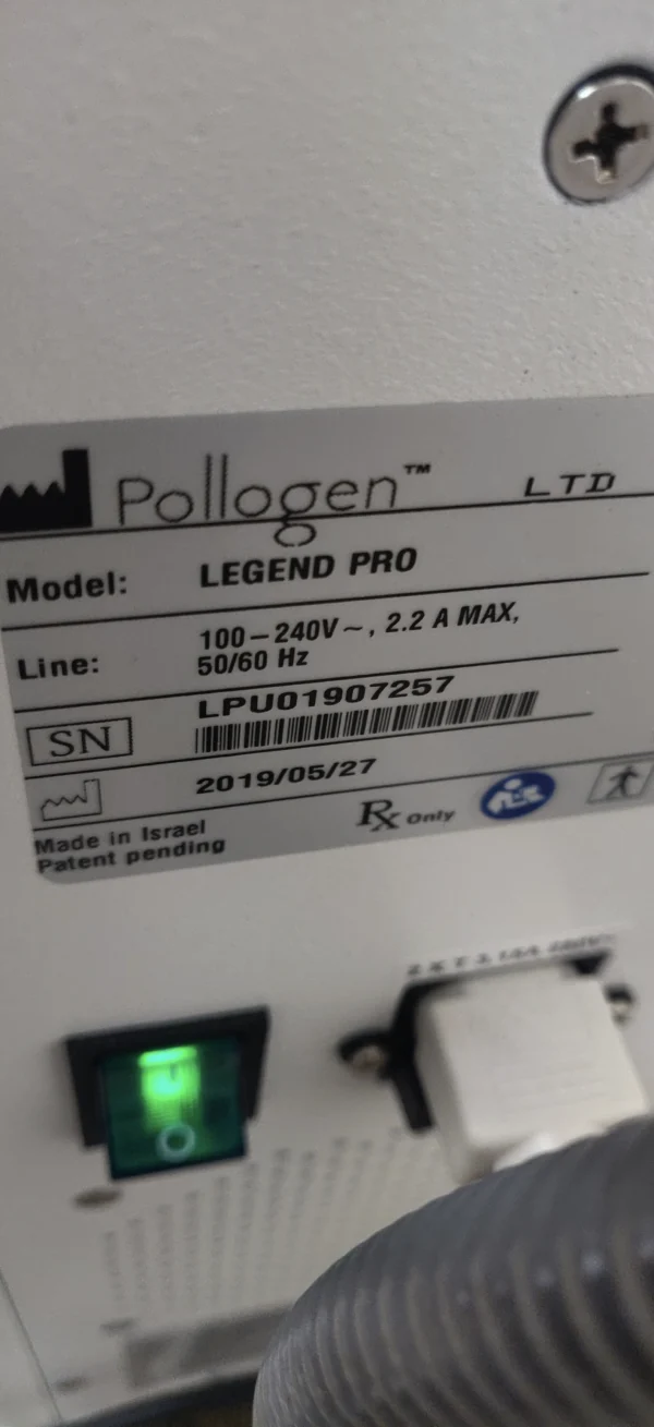 Lumenis Pollogen Legend Pro - Machine Product Details